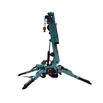 China Factory Spider-wheel Electric Engine Spider Crane Compact for Small Space Hoisting