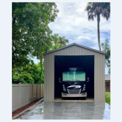 Hot Sale High Precise Design Metal Master Garage Manufacture Pre-Engineered Plant Prefabricated Garage for Car Port