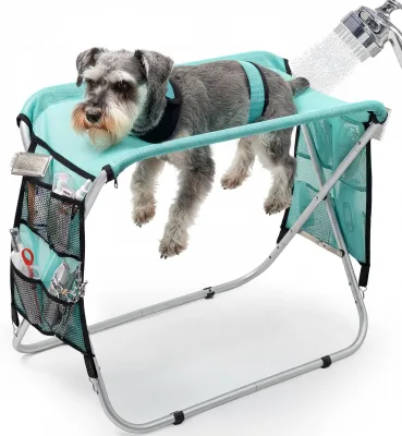 Modern Pet Grooming Folding Hammock Multi-Function Soft Collapsible Design for Cats Prevents Scratching/Biting
