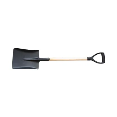 Carbon Steel Square Shovel With Fiberglass Handle Garden Farming Square Spade For Construction Digging