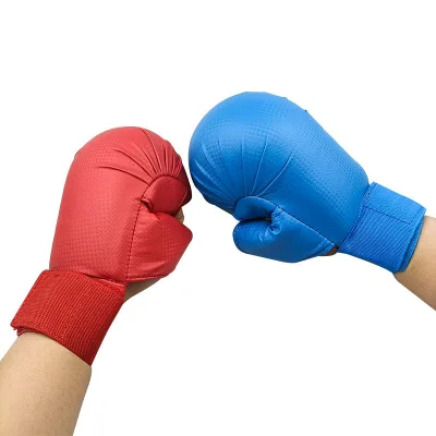 New Karate Mitts Karate Sparring Gloves Traditional Karate Hand Guard WKF Approved
