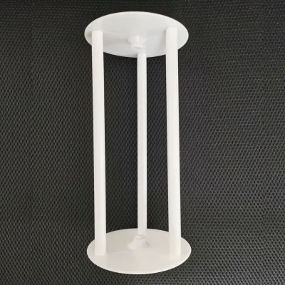 Wholesale Portable Promotional 1.2*24cm Modern Metal Wedding Cake Tier Supports Stacking Rod Holder UV Printing for DIY Baking