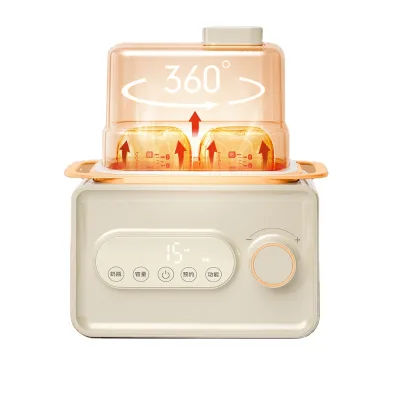 Adjustable Temperature Electric Baby Bottle Warmer with Fast Heat BPA Free for Household Use With Night Light