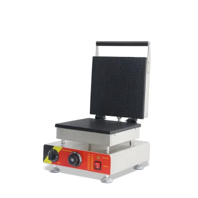 Commercial Waffle Non-stick Baking Pans Temperature and Timers Hotel Waffle Machine Professional Stainless Steel Waffle Maker