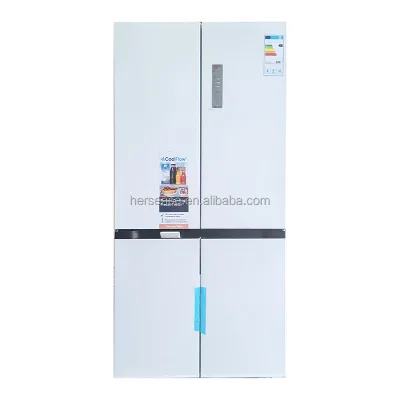 650L 48" Residential Referigrator with Bottom Freezer Cross 4doors Touch Screen Cooler Hi Sens Model Bottom Heat Dissipation