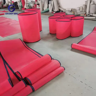 Golden Way Factory Supply Square Hole Polyester Filter Fabric High Strength Woven Mesh Industrial Paper Mill Dryer Belt Solid