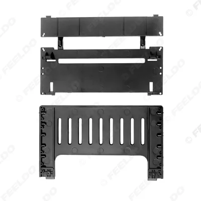 Car Frame Fascia Adapter Android Stereo Double Din Conversion Single Ultra Thin 2DIN to DIN Dash Bracket Kit