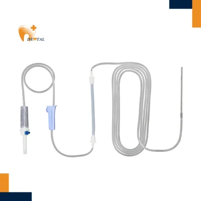 Disposable Plastic Dental Implant Irrigation Tube Set Includes Motor Lines Dental Surgical Instruments for Dentist Clinic Use
