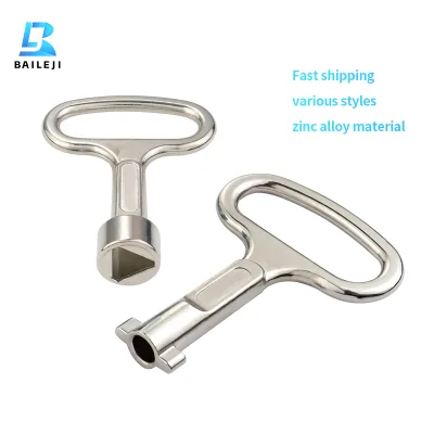 Baileji Multi - Function Stainless Steel Utility Key for Industrial Cabinets and Equipment Locks