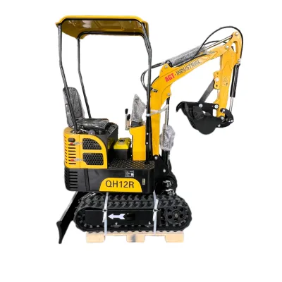 Construction Machinery Farm Bachole QH12R Small Digger Mini Excavator for Sale