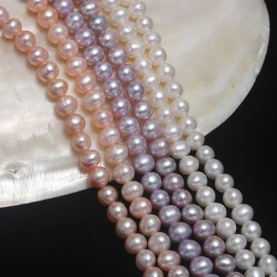 Natural Freshwater Pearls, White, Purple, Pink, 2-10mm, 3A Quality, High Quality.
