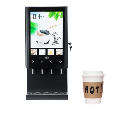 Hot Drinks Machine with 4 Flavors Commercial Hot Beverage Making Machine for Restaurant Drinks Vending Machine