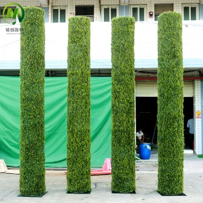 Custom Faux Topiary Shape Frames Outdoor Plastic Simulation Cypress Artificial Tree Plant Column for Garden Landscape Decor Tree