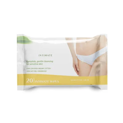 OEM ODM Feminine Intimate Wet Wipes Sensitive Skin Personal Care Wipes Plant Based Intimate Cleansing Wipes for Adult