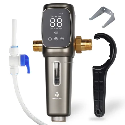 Reusable BPA-free First Stage Household Spin Down Sediment Water Filter for Residential Homes