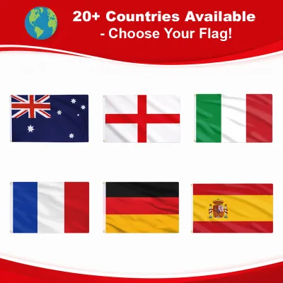 90x150cm 3x5ft Durable Waterproof Double Stitched NoveltyFlag National Flags Polyester Home Outdoor Use Germany Spain Italy