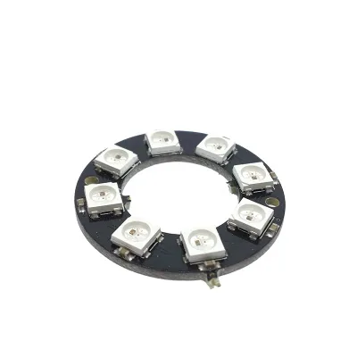 LED Ring 8 Bits LEDs WS2812 5050 RGB LED Ring Lamp Light with Integrated Drivers