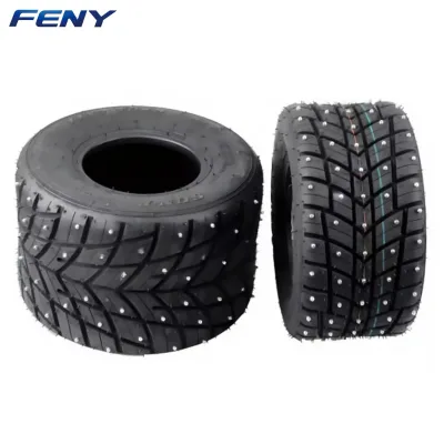 New Winter Karting Solid Snow & Rain Tire 5 Inch 10x4.50-5 & 11x7.10-5 for Go Kart UTV ATV Anti-Skid