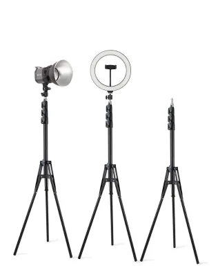 Mini Tripod with Phone Clamp and Cold Shoe for Microphone Compact Live Streaming Setup
