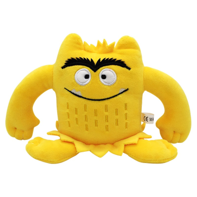 New Style 15cm Cartoon the Colour Monster Plush Toys Cute Colorful Monster Stuffed Dolls for Kids Gift