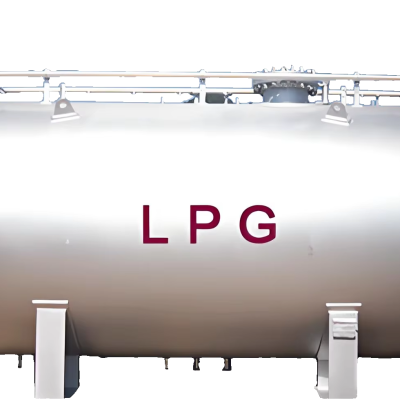 Stainless Cylindrical Above Ground Lpg Gas Storage Tank