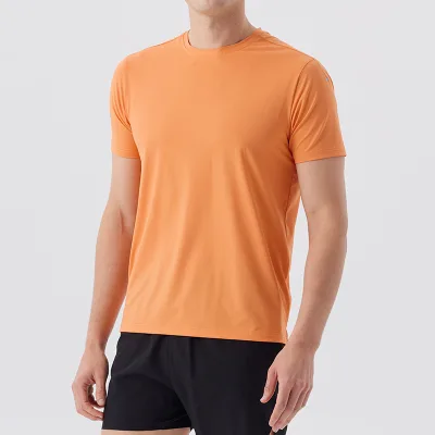 Hot Summer Slim Fit Quick Gym Training Tshirt With Reflective Printing