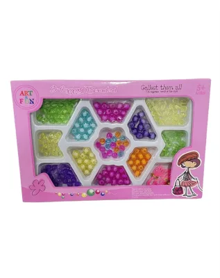 Kids Puzzle Beaded DIY Handmade Beaded Girls Toys
