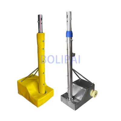 304 Stainless Adjustable Movable 1550-2430mm Portable Volleyball Post for Sale