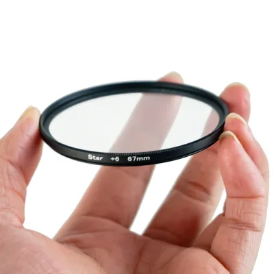 37-82mm Cross Star Filter Multi-layer Coating Glass Aluminum Frame Camera Lens Filter for DSLR