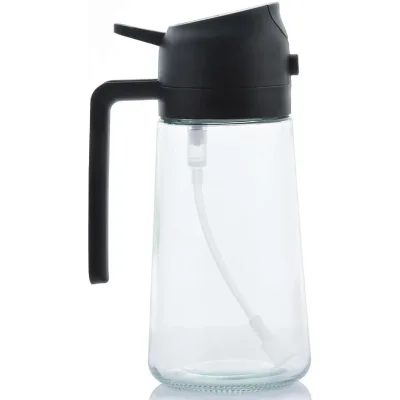 470ml Mist 2 in 1 Olive Oil Dispenser Bottle Premium Glass & PP Oil Spray Bottle Stove Safe for Cooking