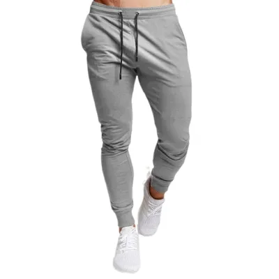 Men Joggers Pants Pockets Casual Men's Trouser Polyester Cotton Jogging Sweatpants
