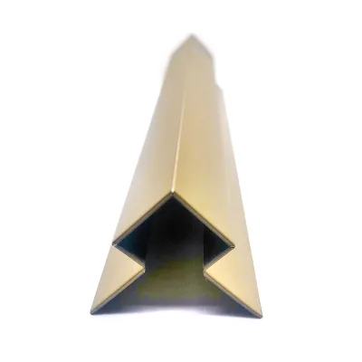 Foshan Factory Custom 304 Stainless Steel Edge Trim Waterproof Wall Floor Decorative Trim for Hotel Villa