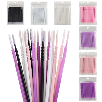 Long Tip Micro Brushes for Eyelash Extension Makeup Tools