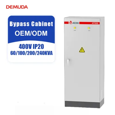 DEMUDA 400V 60 100 200 240KVA Bypass Cabinet Solar Inverter Control Single Three-Phase Pure Sine Wave AC Load Power Lithium