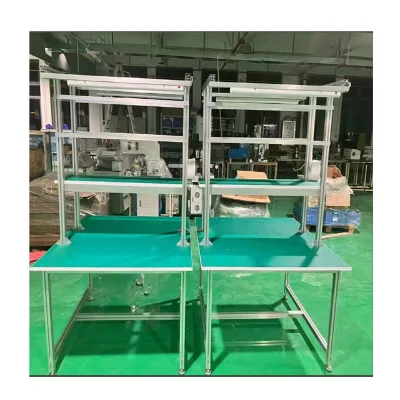 Custom Aluminum Extrusion Workbench T-Slot Design for Heavy-Duty Factory Use
