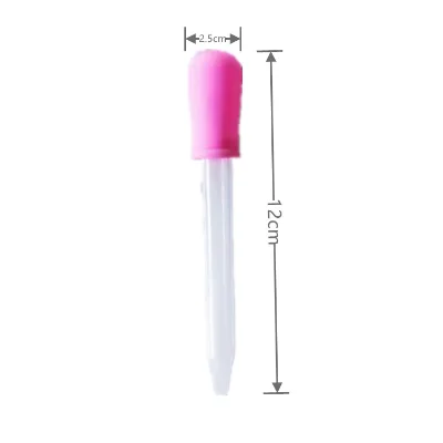 Liquid Droppers Silicone 5ml Clear Liquid Medicine Eye Dropper With Bulb Tip for Kids Candy Mold