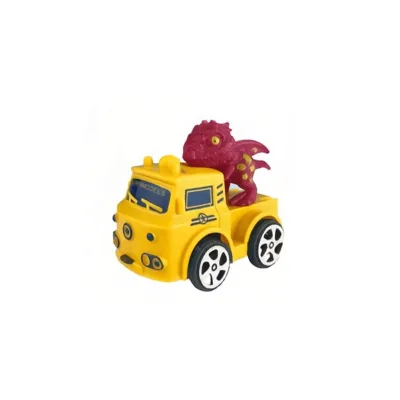 Pull Back Friction Dinosaur Mini Plastic Car Transport Vehicle Children's Unisex Gift 2026
