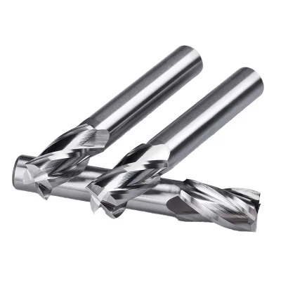 SongQi 2/3/4 Flute HSS M35 Cobalt Bright Coated ODM/OEM Customizable 65HRC End Mill Cutters
