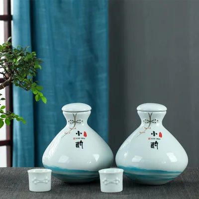 Custom porcelain oil bottle premium Italian extra virgin olive oil dispenser with cork stopper ceramic oil bottle