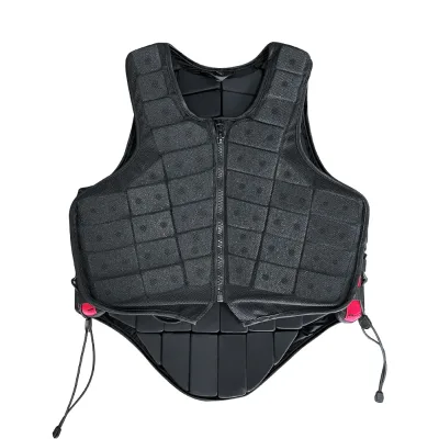 New Arrival Yaleda Luxury Horse Brush Black Oxford EVA Filled Padded Protection Mesh Shell Polyester Children Riding Training
