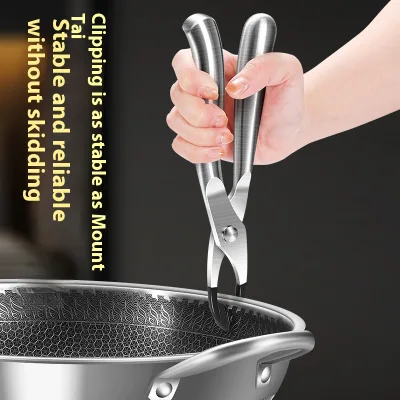 304 Stainless Steel Anti-Scalding Universal Clamp Multi-Purpose Anti-Slip Plate Clamp for Casserole Insulated Bowl Clamp Utensil