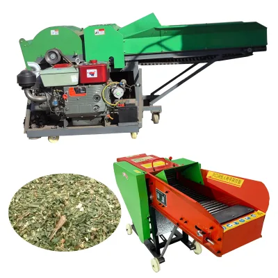 Diesel Grass Straw Silage Chopper Chaff Machine