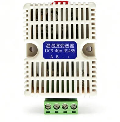 RS485 Temperature Humidity Transmitter Sensor DC9-40V Modbus RTU Temperature Humidity Monitoring Module Guide Rail Mount