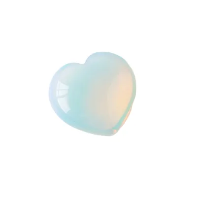 HY Mixed Crystal Gemstone Crystal Carvings Wholesale Mixed Gemstone Mini Hearts and Crystal Opalite Mini Hearts Crafts