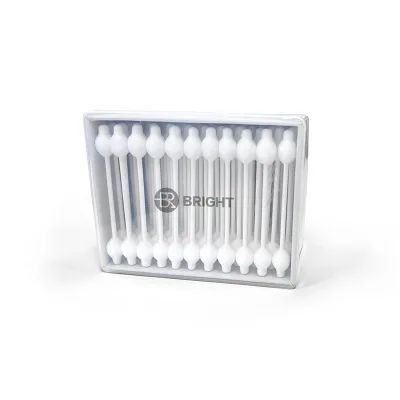 OEM/ODM Wholesale Baby Safe Plastic Cotton Buds Big Head Cotton Swab for Baby Health Sample Customization