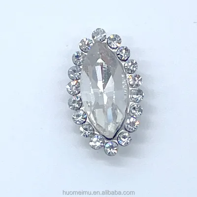 New Sunflower Hand Sewn Diamond Rhinestone Accessories Simple Elegant Versatile Flat Back 16 Facet for Clothing Shoes Bags