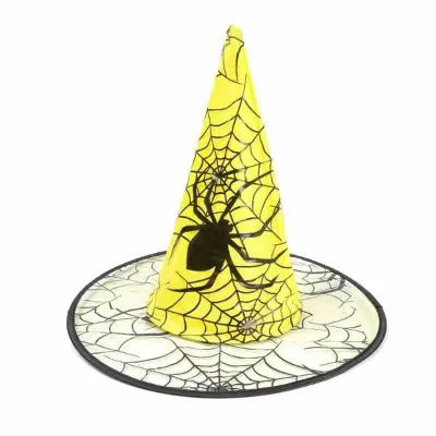 Factory Price Halloween Christmas Witch Wizard Hat Hot Selling 100% Polyester Waterproof Customizable Color