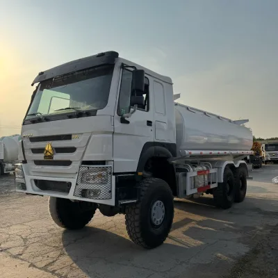 HOWO 6x4 Oil Tank Truck Fuel Diesel Bowser 20000L 25000L Transport Truck for Mining and Fuel Station Transport in Nigeria Mali