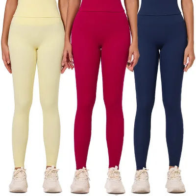 Best Selling Naked Feeling Training Gym Wear Women's Sports Workout Leggings High Flexible Yoga Pants Women