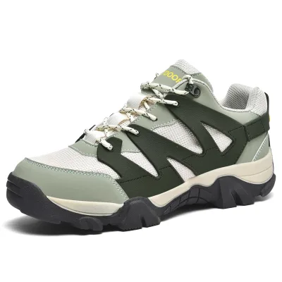 Mens Sneakers Synthetic Leather Mesh EVA Tpr Outdoor Walking Shoes Breathable Cushioned Casual Footwear for Men All Season